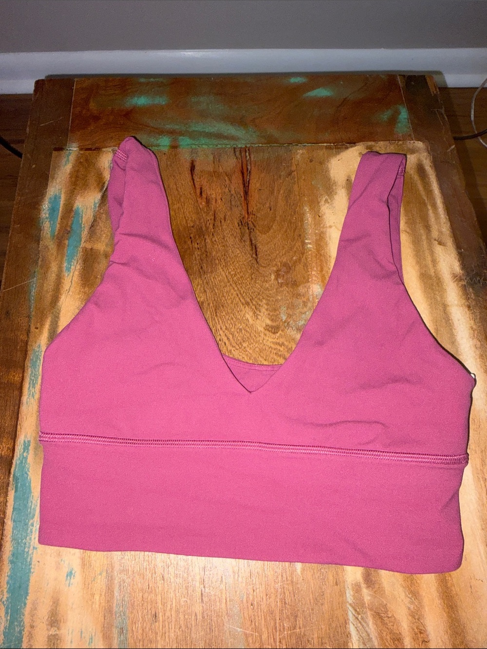 Women's Lululemon Deep V Seamless Align Bra - Pink